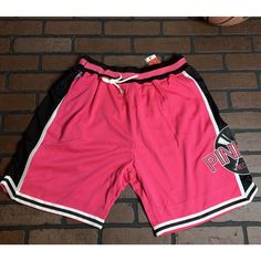 Pinky's Records Headgear Classics Pink Basketball Shorts ~Never Worn~ M Xl Jersey Sizes Run A Little Smaller Than Expected Because Of The Cut Of The Jersey. Order A Size Larger If In Doubt. Shorts Have An Elastic Waist With A Drawstring And Can Accommodate A Wide Range. Buy With Confidence - Everything Is Guaranteed. Combine Items To Save On Postage. Impress Your Friends! Brand New, Never Worn Basketball Shorts Made Of High Quality Materials. Shorts Have An Elastic Waistband With Drawstring And White Nike Socks, Adidas Soccer Shorts, Pink Basketball, Jordan Shorts, Nike Basketball Shorts, Soccer Outfits, Basketball Clothes, Tennis Shorts, Nike Socks