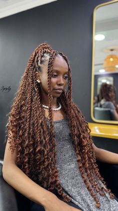 50 Island Twists Hairstyles Perfect For Summer 2024 Braids For Summer 2024, Side Part Twist Braids, Coloured Twists Braids, Large Island Twist With Curls, Colored Twists Braids Black Women, Summer 2024 Hairstyles, Hairstyles For Summer 2024, Island Twists Hairstyle With Color, Curly Twists Braids