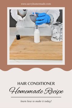 You can whip up this DIy hair conditioner in minutes with a simple method and hair-conditioning ingredient suggestions. And once you feel more confident you will be adding ingredients that can penetrate your hair strands from top to bottom. Diy Hair Conditioner, Hair Conditioning, Homemade Things, Homemade Moisturizer, Homemade Shampoo, Natural Beauty Recipes, Best Hair Care Products