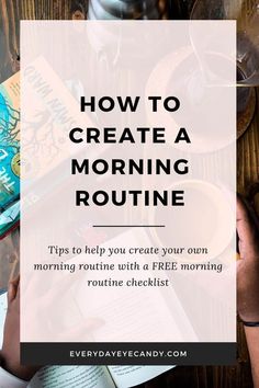 If you are looking to make a morning routine that keeps you on track all day long, here are the tips for creating productive new habits. Create A Morning Routine, Morning Routine Productive, Morning Activities