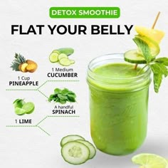 Blend your way to a flatter belly with our Detox Smoothie, formulated to cleanse your body and reduce bloating. This refreshing drink supports digestion and helps you achieve your weight loss goals naturally. Join our 21-Day Detox Smoothie Challenge for a slimmer, healthier you! Click the link in our bio to start your flat belly journey today! Cleansing Smoothies Digestive, Detox Smoothie Flat Belly, Detox Smoothie Cleanse, Cleansing Smoothies, Healthy Detox Drinks, Flatter Belly, Healthy Juice Drinks, Juice Cleanse Recipes