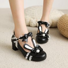 Heel Height: 5cmPlatform Height: 1 cmStyle: Fashion,KoreanOccasion: Casual,Party/Club,Office/Career,DressSeason: Spring,Summer,Fall/Autumn,WinterPackage Contents: 1 x Shoes (Pair)Size Guide:34 = foot length 21.5-22cm (Foot width=8-8.5cm)35 = foot length 22-22.5cm (Foot width=8.5cm)36 = foot length 22.5-23cm (Foot width=8.5-9cm)37 = foot length 23-23.5cm (Foot width=9cm)38 = foot length 23.5-24cm (Foot width=9-9.5cm)39 = foot length 24-24.5cm (Foot width=9.5-10cm)40 = foot length 24.5-25cm (Foot Bunny Shoes, Wedge Wedding Shoes, Casual Pumps, Club Office, Pink High Heels, Wedding Shoes Flats, Fancy Shoes, Black High Heels, Fashion Korean