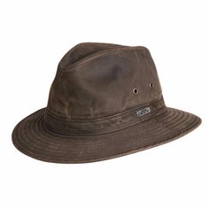 Placing this hat on your head will make you feel like a superhero. You may discover a hidden treasure but keep the whip-cracking to a minimum if your not a trained professional. A great safari shape with a weathered leather look.  What is weathered cotton? It's a mixture of cotton and polyester that gives the hat a leather-like look and feel, as well as water-resistant capabilities. #hats #fashion #style #adventurehat #menshats #hat #menshat #outdoorhat #outbackhat #outbackstyle Mens Summer Hats, Indiana Jones Hat, Pith Helmet, Outback Hat, Mens Fedora, Safari Hat, Outdoor Hats, Cotton Hat, Leather Hats