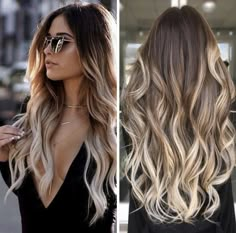 Baylage Hair, Rambut Brunette, Colored Curly Hair, Brunette Balayage Hair, Design Hair, Long Hair Color