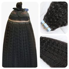 PRICES MAY VARY. 【Salon Quality Hair Extensions】100% premium remy human hair,salon quality,tangle free,shedding free.The hair feel smooth and soft.our tape hair extensions can be curled just you like.Tape hair extensions can last 2-3 monthes with good care. 【Sticky Blue Tape】US made blue tape,double-sided,re-usable,quality tape.You can replace the tape when required. Easy to install or remove the tape in extensions,give extra replacement tape. 【Purchase Quantity】If your hair is fine,need 1-2 packs,If your hair is thin,need 3-4 packs.5 packs more if you like heavy volume.Usually 4 packs can get a good thickness. 【About Color Difference】Because shooting light and display screen are different,there may be a small color difference between the hair image and the actual hair.If you are not sure Tape Ins, Types Of Hair Extensions, Hair Tape, Tape In Extensions, Black Tape, Texturizer On Natural Hair, Hair Starting, Quality Hair Extensions, Hair Images