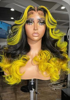 Cheveux Oranges, Real Hair, Red Dark, Real Human Hair, Face Shape, Yellow Orange, Orange Yellow, Yellow Blue, Dark Pink