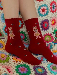 SOCKS APPEAL is a brand that presents lively and pleasant daily wear.- Elastic and comfortable to wear- Cute Nathalie Lete drawing point- Frill detail gives a lovely mood- Daily point item Nathalie Lete, No Frills, Daily Wear, Tights, Socks, Women Accessories, Elastic, How To Wear