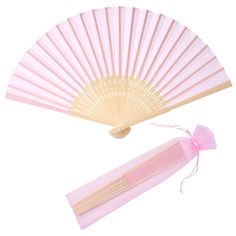 PRICES MAY VARY. Material :Imitated silk fabric and bamboo ribs Size: measures about 8.3 inch/ 21 cm long (when closed),14.6 inch/ 37 cm wide (when open) Package:24pcs hand fan + 24 organza bags Colour:Pink Suitable for weddings, baby shower,stages,church,bedrooms,birthdays,Valentine's Day,Mother's day,anniversary,concerts, theatre and any other place that you want to decorate, can use as bridal dancing props, church wedding gift, party favors, great home and office's wall DIY decor, stages perf Dancing Props, Quince Gifts, Pink Fan, Pink Quince, Bridal Shower Party Favors, Wall Diy, Sweet Sixteen Parties, Bags Pink, Baby Shower Party Favors