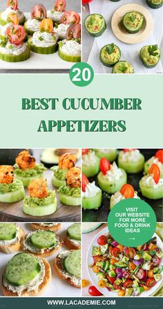 the top 20 best cucumber appetizers