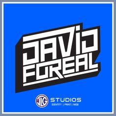 the logo for studio 101's david furreale, which has been designed by artist