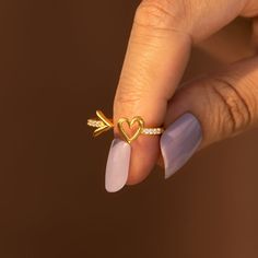 product-image Your Heart Knows The Way, Mother Daughter Rings, Daughter Ring, Tiara Ring, Arrow Ring, Spiral Ring, Ring Trends, Bow Ring, Evil Eye Ring