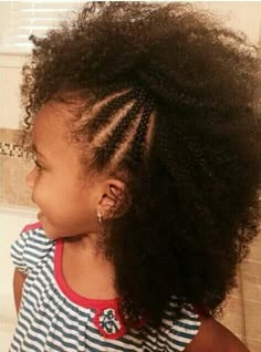 Cute braids and curls natural hair little girls Childrens Hairstyles, Lil Girl Hairstyles, Natural Hairstyles For Kids, Girls Braids, Princess Hairstyles, Instagram Search, Instagram Social Media