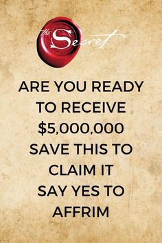 a poster with the words seref are you ready to receive $ 5, 000