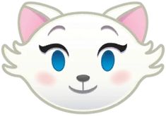 a white cat with blue eyes and pink ears