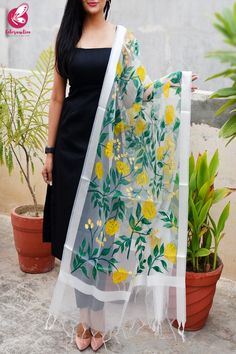 Dupatta Photoshoot, Cultural Dress, Simple Kurta, Heavy Dupatta, Simple Kurti, Yellow Peonies, Antique Bookcase