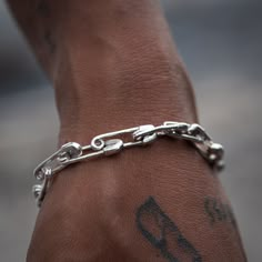 "Super cool chunky Safety Pin Bracelet in 925 Sterling silver with toggle clasps in both men's and women's sizes. Makes a unique bold statement piece by itself or layer it for more style. Matching Necklace https://etsy.me/3NvhSzX Bracelet Length 15cm / 5.9\" inches  16cm / 6.3\" 17cm / 6.7\" 18cm / 7.09\" 19cm / 7.48\" Every piece is handcrafted in Bali and made with Intention, Love, and Soul so that it can be felt by its wearer and ultimately change our energy and lives in a positive way. Each with its own story of insight and love, our pieces, like humans, are organic and asymmetrical in form.  Free worldwide shipping on all orders! Visit our Shop for more great styles! https://etsy.me/3JTDfZj Thank you for visiting our shop!" Men Jewelry Chain, Men Statement Pieces, Male Jewelry Aesthetic, Men's Bracelets, Mens Jewellery, Cool Jewelry, Bracelet Men, Jewelry For Men, Mens Bracelets