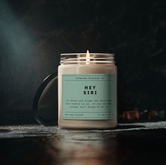 "Hey Siri Candle I Best Friend Gift I Housewarming Gift I Closing Gifts I New Home Gift I Homeowner Gift I Funny Candle Gift Introducing our \"Sassy Bliss\" Candle - the perfect blend of humor and ambiance for those who appreciate a touch of sarcasm in their lives. This candle isn't just a source of light; it's a beacon of wit that'll have you chuckling while setting the mood. Packed with immersive aromas, these scented candles come in 9oz glass jars and are one size (2.8″ × 3.5\") (7.1cm × 8.8c I Funny, Hey Siri, Homeowner Gift, Funny Candle, Funny Candles, Closing Gifts, Eye Roll, Best Friend Gift, Birthday Surprise