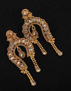 Anuradha Art Jewellery offers wide collection matching traditional fancy earrings. We have collection of chandbali, diamond, danglers, hoops, Korean earrings. #earringsforwomen #earringsforgirls #earringsonline #jhumkaearringsonlineshopping #jhumkaearrings #jhumkasonline #goldjhumka #indianearrings #jhumkadesign #kundanearrings #earringsonlineshoppinatlowprice #goldjhumkadesign #jhumkionline #goldjhumkaearrings #traditional Kolhapuri Saaj, Antique Jhumka, Maharashtrian Jewellery, Diamond Danglers, Earrings Kundan, Jhumka Designs, Polki Earrings, Korean Earrings