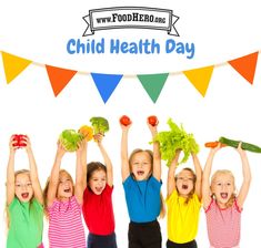 Celebrate Child Health Day on October 7th #fall #childhealthday #kids #healthykids Makeup Recipes, Holiday Calendar, Cooking Skills, Health Blog, Kids Health, Healthy Kids, Kids Design