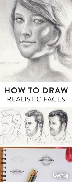 how to draw realistic faces with pencils