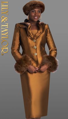 Quick Ship Churchwear Suits And Church Dresses Fall and Holiday 2023. Perfect item for church events or any special occasions. Elegant Gold Suits For Winter, Fitted Gold Suit For Holiday, Elegant Fitted Gold Suit, Elegant Gold Party Suit, Gold Elegant Party Suits, Elegant Holiday Suits, Elegant Fall Dresses For Church, Elegant Fall Church Dresses, Elegant Fitted Satin Suits