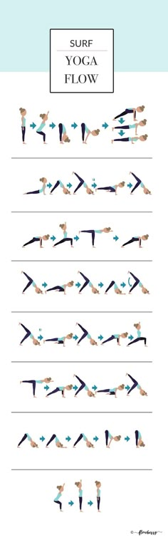 a poster with different types of people doing yoga exercises on the same line as they are in