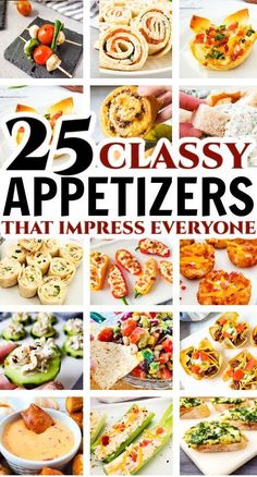 25 classy appetizers that impress everyone