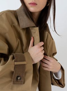 PLEATED LARA COAT CAMEL Trench Jacket, Spring Collection, Blouse Dress, Summer Collection, Shirt Jacket, Scarf Accessory, Camel