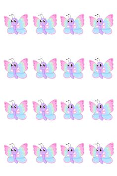 the butterfly stickers are all different shapes and sizes, but one has eyes that look like