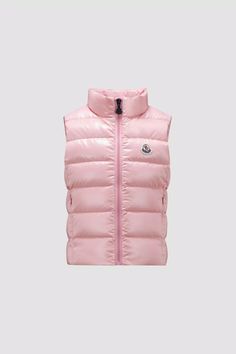 Pink Ghany Down Vest - Down Jackets & Vests for Children | Moncler US Pink Moncler Jacket, Moncler Gilet, Moncler Jacket Women, British Girl, Fit Board, Bday List, Clothes Wishlist, Cute Clothing Stores, Ballet Clothes