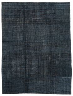 a dark blue rug on a white background