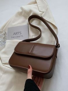 My Style Bags, Girly Bags, Fancy Bags, Pretty Bags, Brown Bags, Cute Bags, Stylish Bag, Mode Inspiration, Square Bag