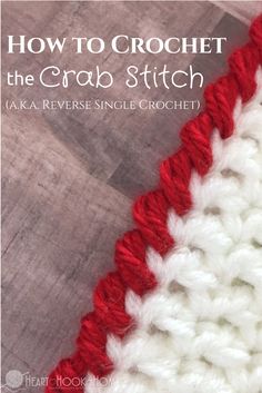 crochet the crab stitch