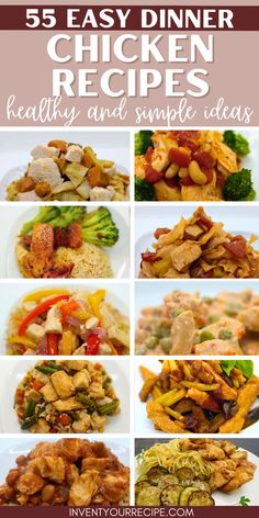 55 Easy Chicken Recipes: Healthy And Simple Ideas Easy Chicken Recipes Healthy, Bbq Chicken Bites, Veggie Pasta Recipes, Chicken Recipes Healthy, Easy Chicken Dinner, Mustard Chicken Recipes, Honey Bbq Chicken, Chicken Breast Recipes Easy