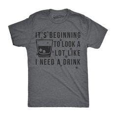 Beginning To Look Like I Need A Drink Christmas Shirt Men Winter Christmas Shirt Xmas Shirt Rude Christmas Offensive Xmas Gifts by CrazyDogTshirts Funny Christmas Sayings, Christmas Shirt Ideas, I Need A Drink, Christmas Sayings, Nerdy Shirts, Christmas Jokes, Ugly Christmas Shirts, Funny Christmas Tshirts, Ugly Sweater Party