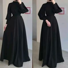 Fesyen Islam, Pretty Dresses Casual, Prom Dresses Formal, Muslim Fashion Dress, Black Prom, Muslim Fashion Outfits, Muslimah Fashion Outfits, Muslimah Fashion