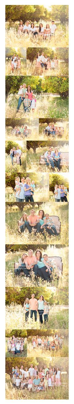 multiple images of people laying on the ground in a field with grass and trees behind them