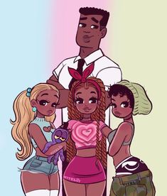 🎨 viteloi 👈 Instagram Powerpuff Girls Fanart, Cute Eyes Drawing, Ppg And Rrb, Images Kawaii, Black Cartoon Characters, Black Art Painting, Black Cartoon, Black Love Art, Black Art Pictures