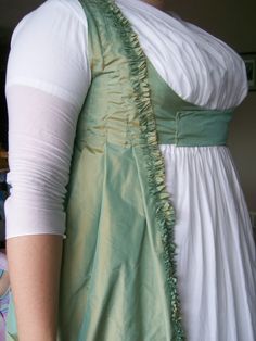 Living with Jane: V&A Open Robe: Finished Regency Gown, Regency Era Fashion, Century Dress, Period Dress, Regency Dress, Regency Fashion