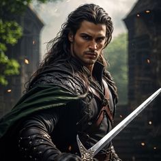 A Broken Blade, Lorcan Salvaterre, Dark Brown Long Hair, Brown Long Hair, Broken Blade, Vintage Gentleman, Man Face, Dark Love