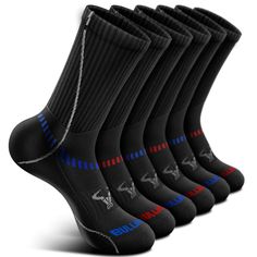 PRICES MAY VARY. 98% polyester,2% spandex Imported Pull On closure Machine Wash COMPRESSION--Particular flexible fibers with 200 needles stitching,It makes the just-right compression,these socks can hold the feet better and help blood circling in moving; COMFORTABLE--Soft Yarns with high efficient wicking makes these socks very comfortable on and quick moisture taking;and the ventilation channels enhance its air flow,keep your feet dry all the day; SURPORTIVE--Soft yarns makes it super soft,very friendly to the feet. full cushioned sole and arch support band gives the best shock absobing,these socks make you ever step comfortable and easier; KEEPING FIT--Standing-up welt,right compression and stretchable arch band,these socks can keep fit all the time,special in field activities; WASH FREE Socks For Men, Outdoor Running, Compression Socks, Athletic Socks, Keep Fit, Soft Yarn, Sport Running, Arch Support, Crew Socks