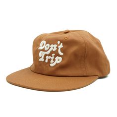 Thanks King James! Due to a spike in orders you may experience a slight ... Don’t Trip Mac Miller, Mac Miller Dont Trip, Merch Hat, Summer Merch, Unstructured Hat, Mens Hats, Orange Hats, Mens Hat, Hat Design