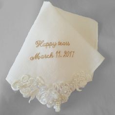 Mother Of The Groom Gift, Linen Wedding, Wedding Hankies, Gift For The Bride, Wedding Blankets, Wedding Handkerchief, Wedding Linens, Bridal Gift, Couture Wedding