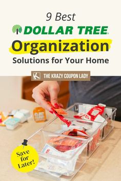 the best dollar tree organization solution for your home is in this handy coupon box