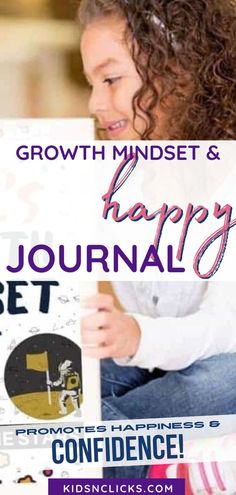 This growth mindset & happy journal promotes happiness and confidence in kids! This mindset kid is perfect for kids aged 5-13 and is customized with their name on posters, coloring sheets, and growth mindset activities. Click through to the blog for the shoppable link and treat the kids in your life to a journal that will set them up for success for the rest of their lives. Fun Journal Prompts For Teens, Journal Prompts For Teens, Journal Prompts For Adults, Growth Mindset For Kids, Journal Prompts For Kids