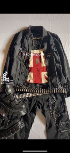 Metalhead Fashion, Punk Fashion Diy, Punk Style Outfits