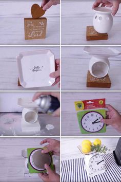 instructions to make a coffee mug from a teacup