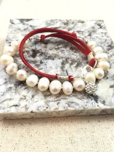 Freshwater Pearl Wrap Bracelet-boho chic- pearl bracelet-pearl wrap bracelet-suede wrap bracelet-silk knotted bracelet-audriasprettypieces Knotted Bracelet, Bracelet Pearl, Bracelet Knots, Pearl Bracelet