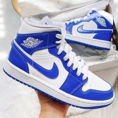 Nike Air Jordan 1 Mid Sneakers New With Box Mid Sneakers, Preppy Shoes, Shoes Nike Air, Nike Air Jordan 1 Mid, Jordan 1s, Cute Nike Shoes, Cute Nikes, Nike Air Jordan 1, Air Jordan 1 Mid