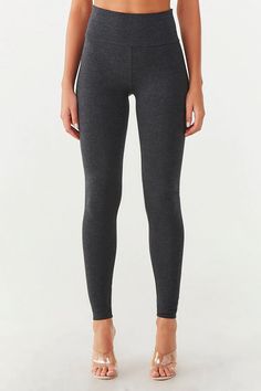 Basic High-Rise Leggings | Forever 21 Back To School Deals, Girls Leggings, High Rise Leggings, Wearing Clothes, Leggings Fashion, Workout Leggings, Casual Style